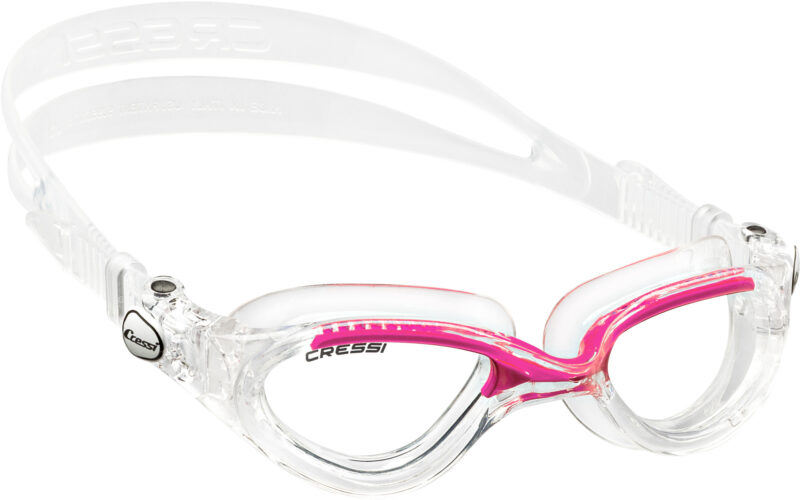 Cressi FLASH LADY GOGGLES CLEAR/FRAME CLEAR PINK - Image 2