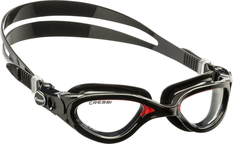 Cressi FLASH GOGGLES BLACK/FRAME BLACK RED - Image 2