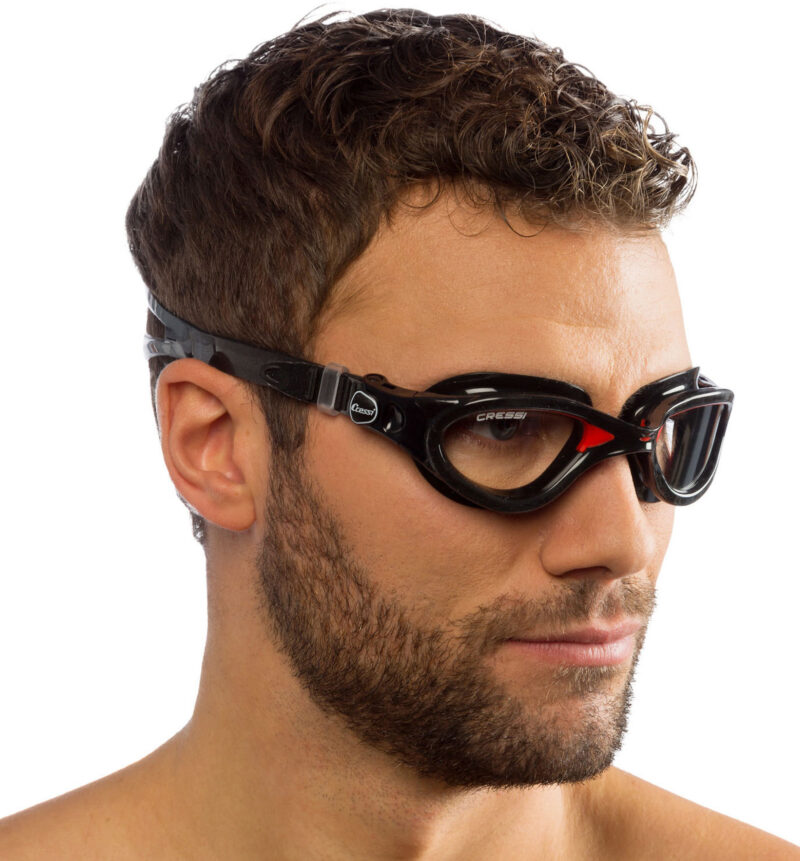 Cressi FLASH GOGGLES BLACK/FRAME BLACK RED - Image 3