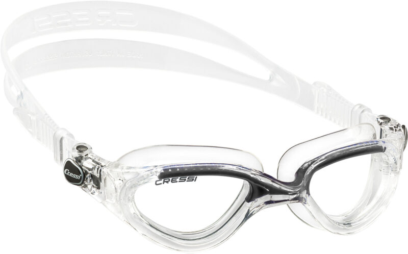 Cressi FLASH GOGGLES CLEAR/FRAME CLEAR BLACK - Image 2