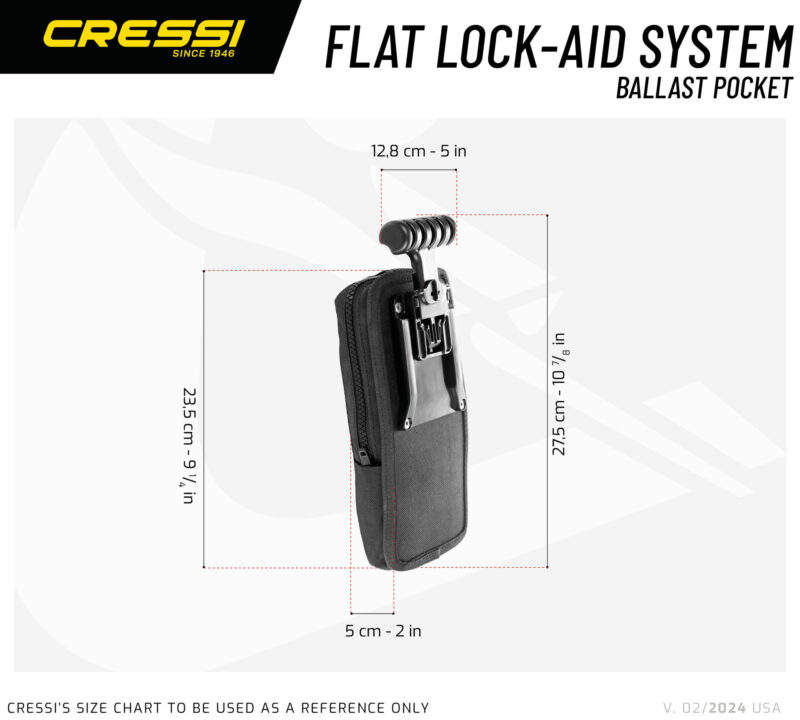 Cressi WEIGHT POCKET - 2 kg - SOLID PLUS - ONLY BY SIZE XXS - Image 2