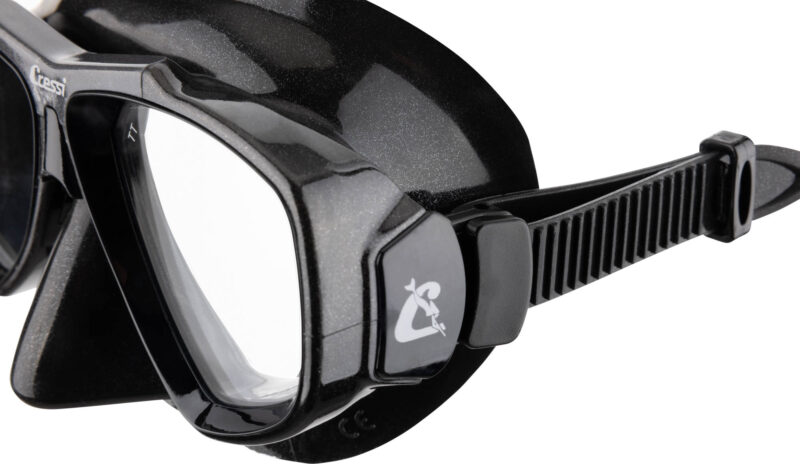 Cressi FOCUS MASK BLACK/BLACK SPECTRA MIRRORED LENSES SILVER - Image 5