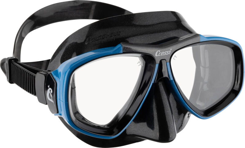 Cressi FOCUS MASK SIL BLACK/FRAME BLUE - Image 2