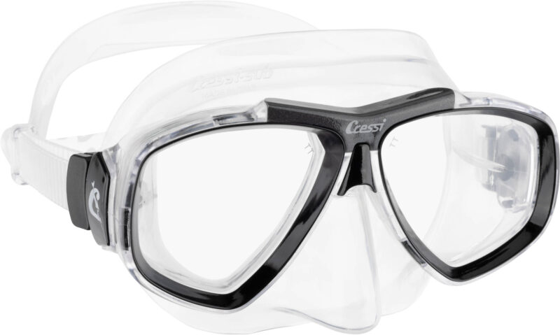 Cressi FOCUS MASK SIL CLEAR/FRAME BLACK - Image 3