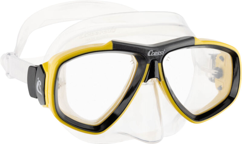 Cressi FOCUS MASK SIL CLEAR/FRAME YELLOW - Image 2