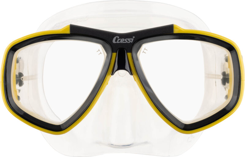 Cressi FOCUS MASK SIL CLEAR/FRAME YELLOW - Image 3