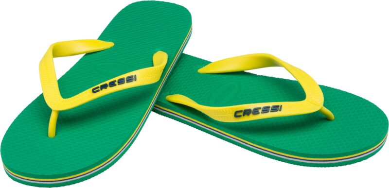 Cressi BEACH FLIP FLOPS GREEN/YELLOW 41/42 - Image 4