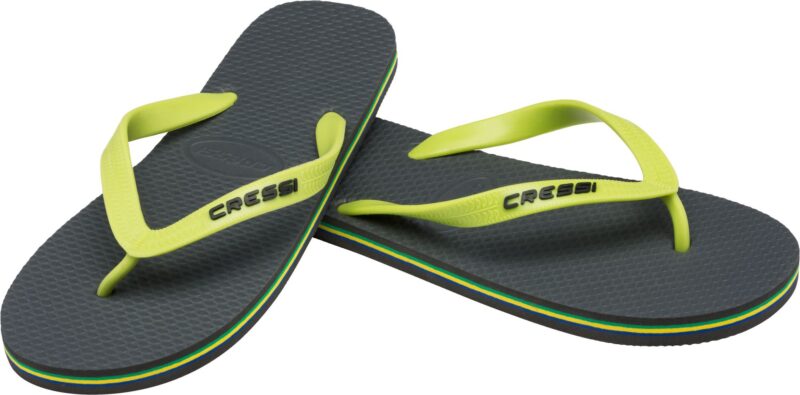 Cressi BEACH FLIP FLOPS DARK GREEN/LIME 41/42 - Image 3