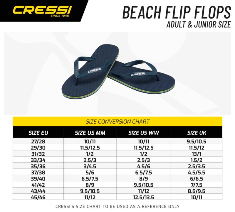Cressi BEACH FLIP FLOPS BLUE/WHITE 39/40 - Image 3