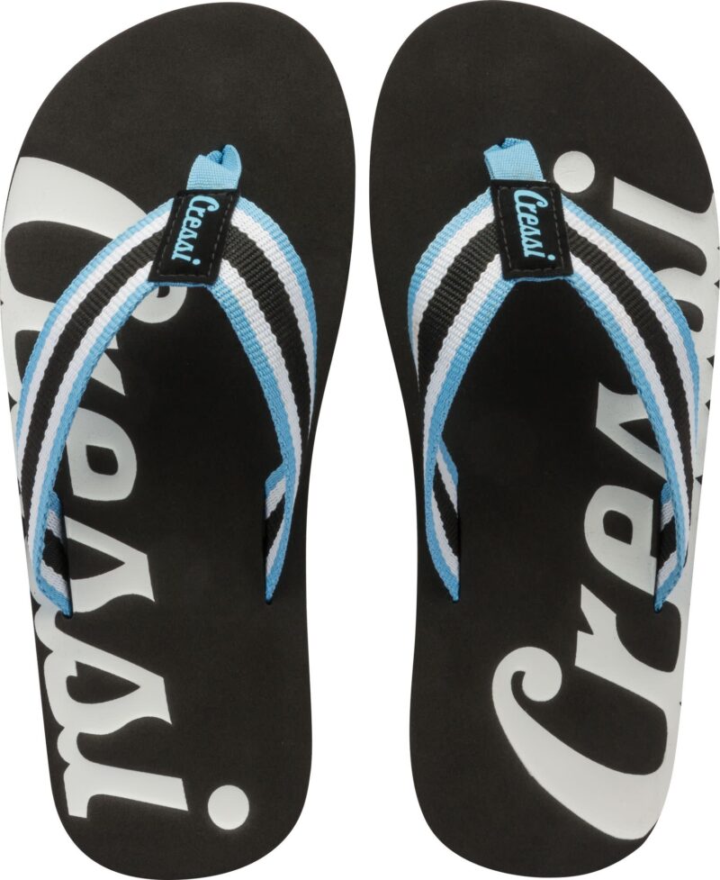 Cressi PORTOFINO FLIP-FLOP BLACK/LIGHT BLUE 45 - Image 3