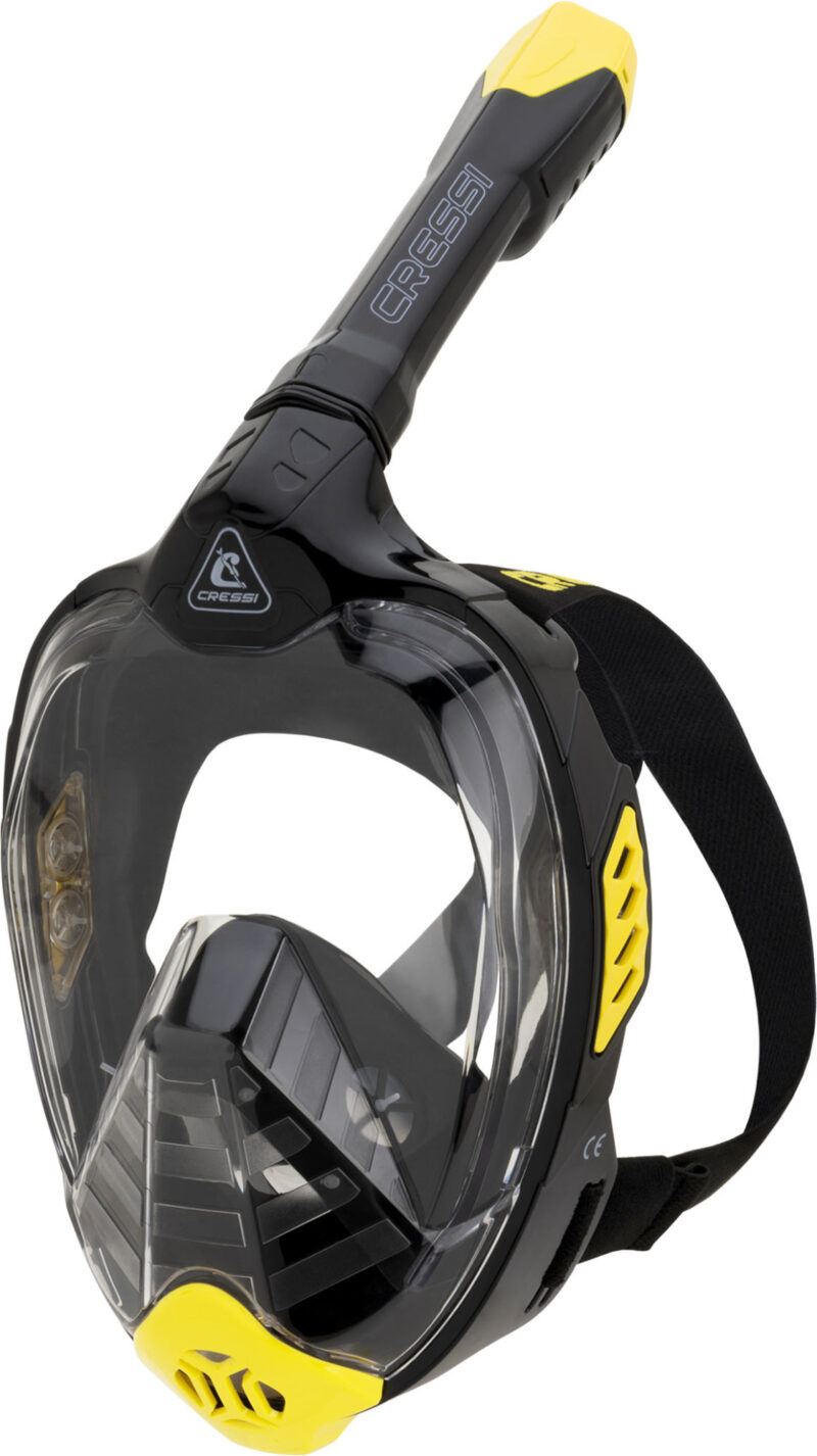 Cressi BALI FULL FACE MASK BLACK/YELLOW S/M - Image 12