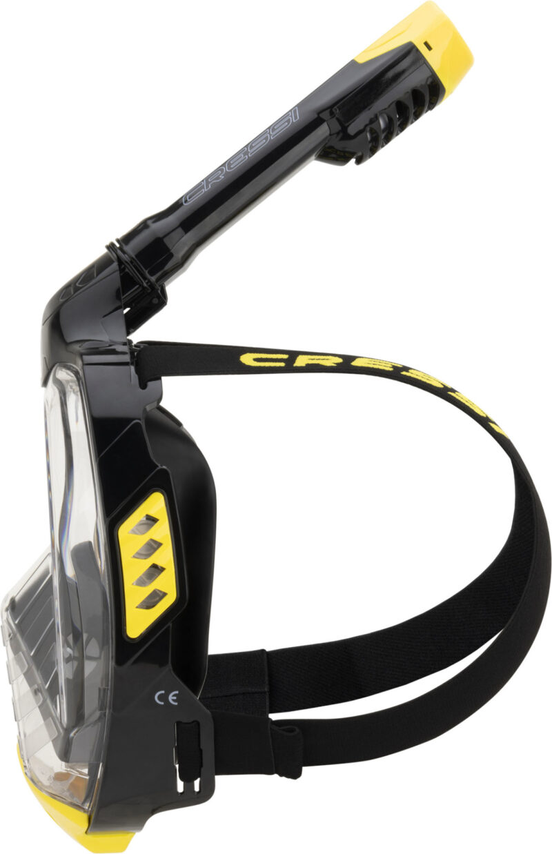 Cressi BALI FULL FACE MASK BLACK/YELLOW L/XL - Image 10