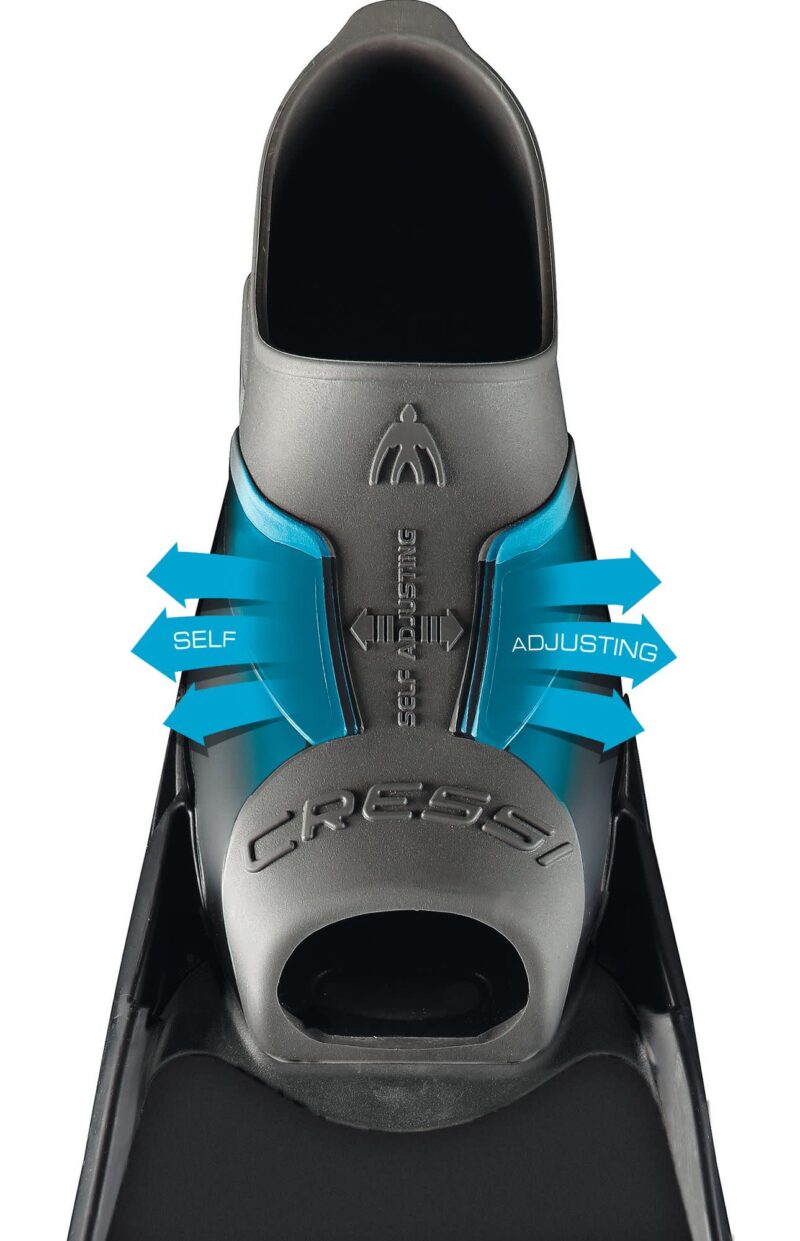 Cressi GARA MODULAR IMPULSE FINS BLUE METAL 36/37 - Image 5