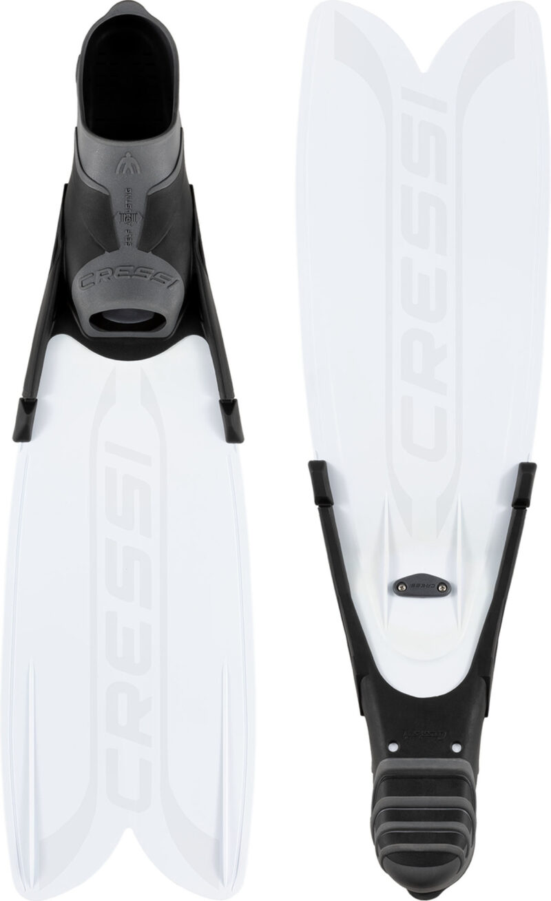 Cressi GARA TURBO FLEX FINS WHITE 46/47 - Image 3
