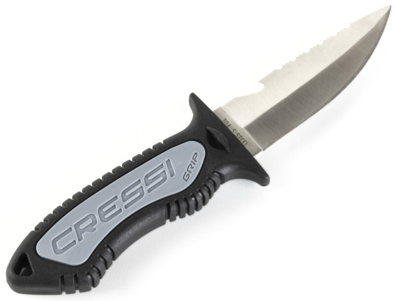 Cressi GRIP SMALL SCUBA KNIFE REGULAR TIP STEEL - Image 2