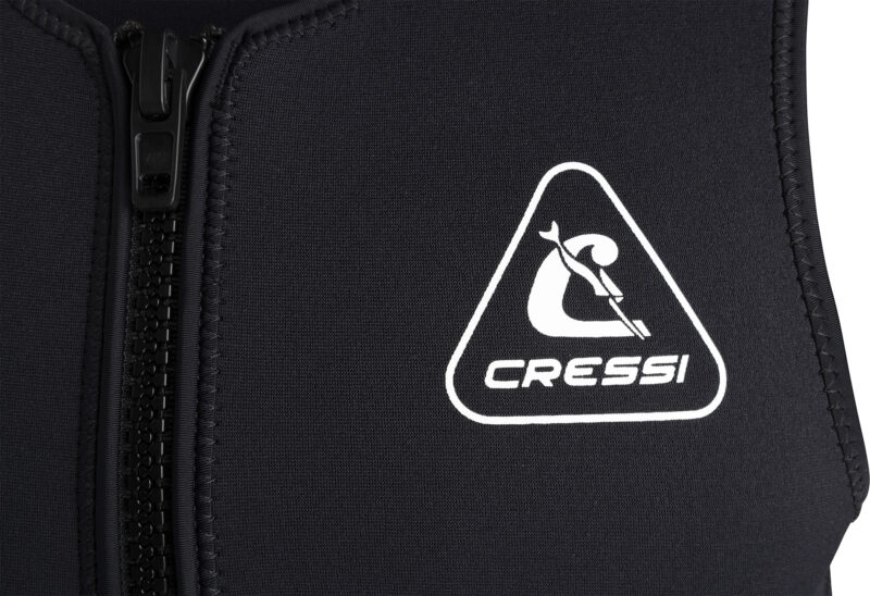 Cressi GUARDIAN MAN NEOPRENE ZIPPER VEST BLACK/BLUE 2mm L/4 - Image 10