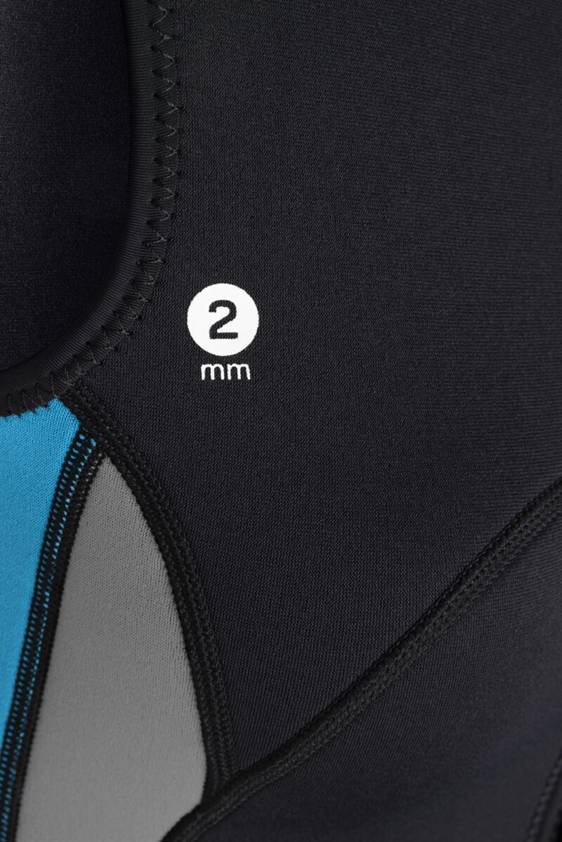 Cressi GUARDIAN LADY NEOPRENE ZIPPER VEST BLACK/AQUAMARINE 2mm XS/1 - Image 10