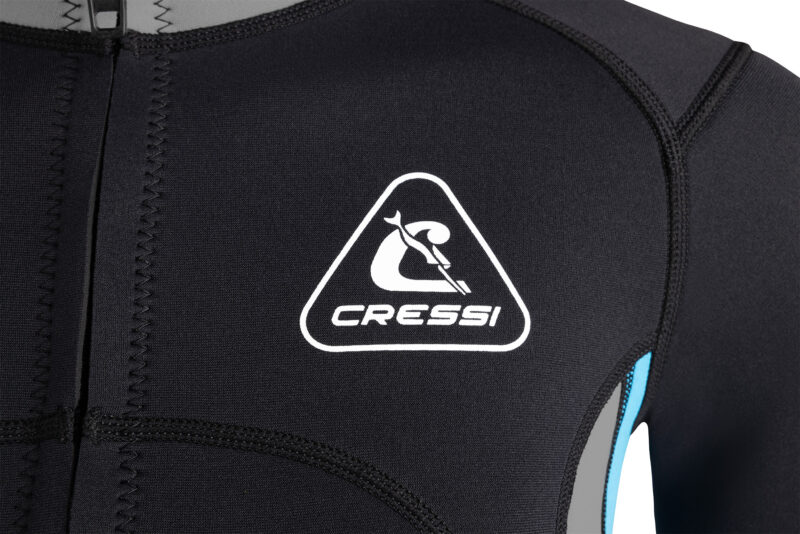 Cressi GUARDIAN LADY NEOPRENE JACKET BLACK/AQUAMARINE 2mm S/2 - Image 10