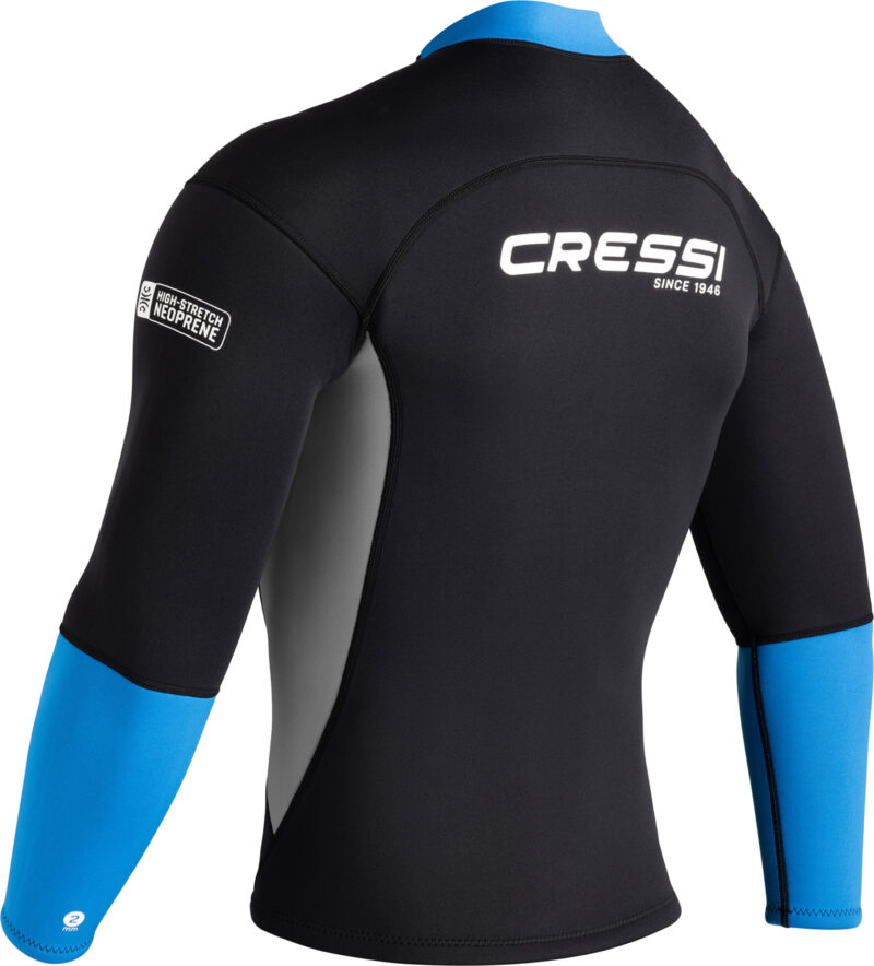 Cressi GUARDIAN MAN NEOPRENE JACKET BLACK/BLUE 2mm XL/5