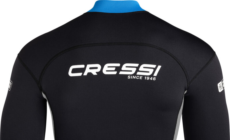 Cressi GUARDIAN MAN NEOPRENE JACKET BLACK/BLUE 2mm XL/5 - Image 7