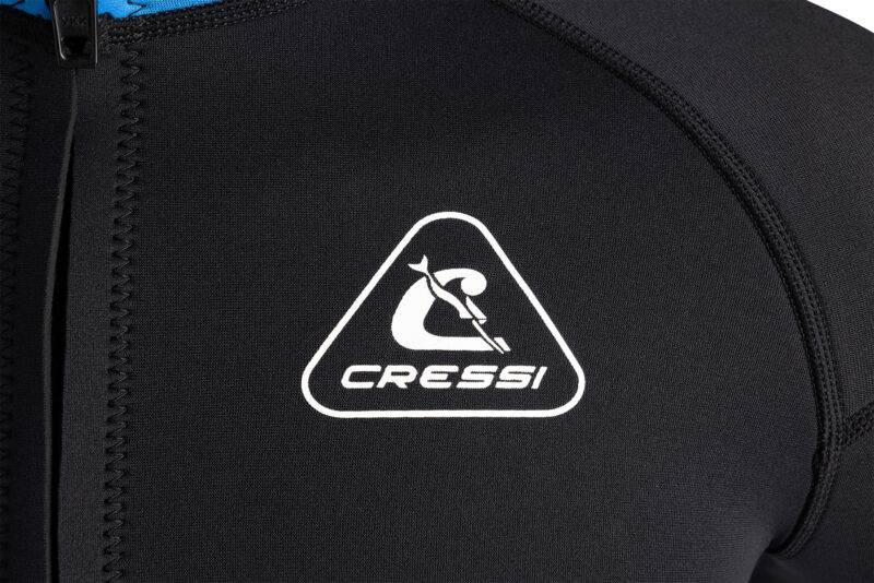 Cressi GUARDIAN MAN NEOPRENE JACKET BLACK/BLUE 2mm XL/5 - Image 12