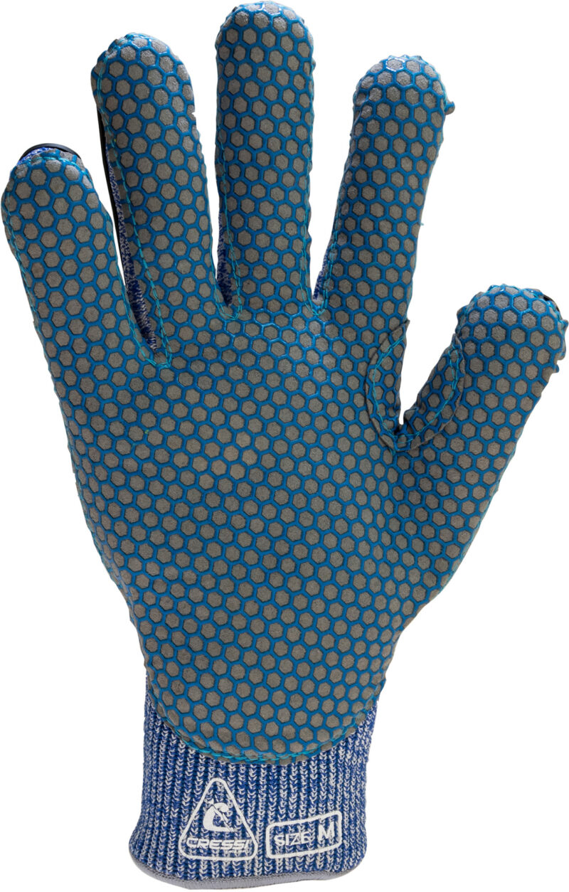 Cressi HEX GRIP GLOVES - BLUE M - Image 4
