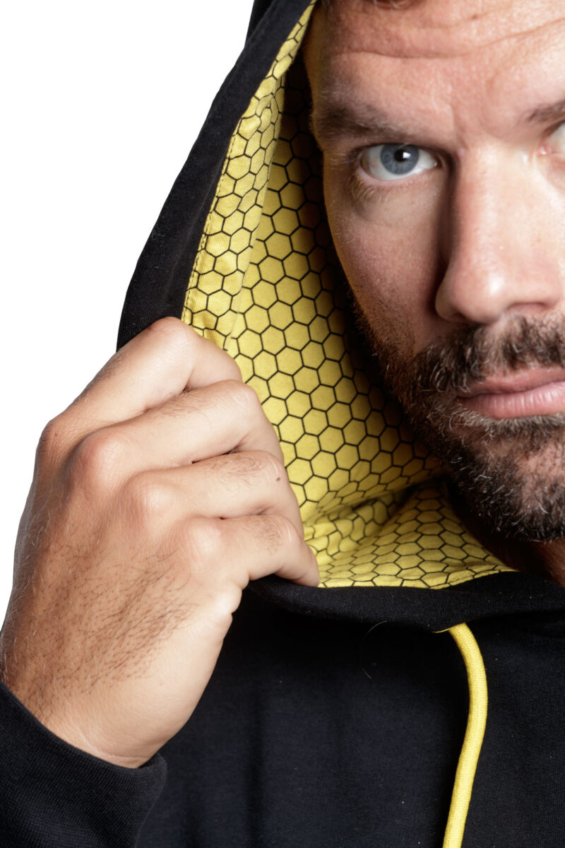 Cressi CRESSI HOODIE UNISEX BLACK/YELLOW L - Image 6