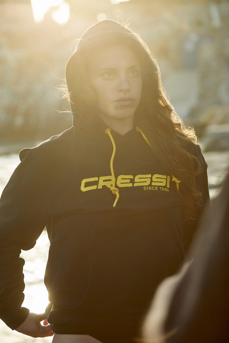Cressi CRESSI HOODIE UNISEX BLACK/YELLOW L - Image 9