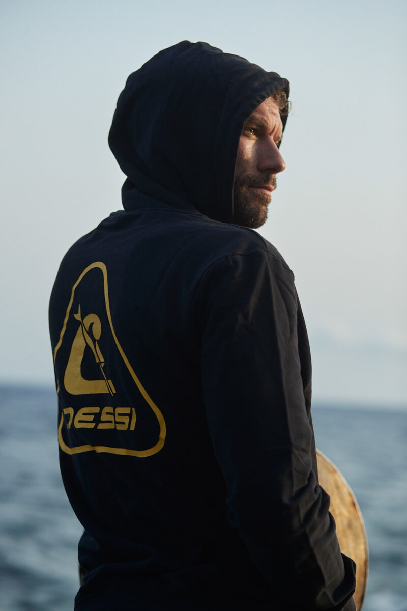 Cressi CRESSI HOODIE UNISEX BLACK/YELLOW L - Image 8