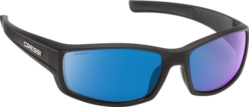 Cressi HUNTER SUNGLASSES GREY MIRRORED LENS BLUE - Image 2