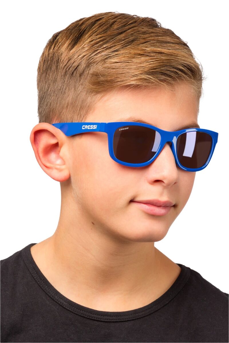 Cressi KIDDO SUNGLASSES 6+ ROYAL/MIRRORED LENS BLUE - Image 2