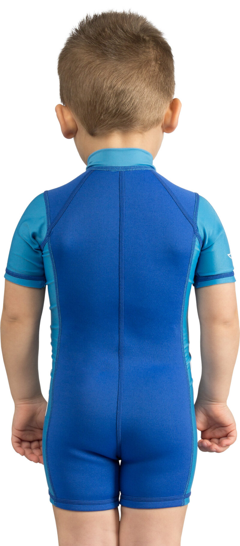 Cressi KIDS SHORTY WETSUIT SHORT SLEEVE BLUE Y 5/6 - Image 4