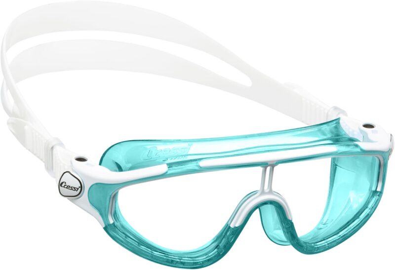Cressi KING BALOO KID GOGGLES AQUAMARINE/FRAME BLUE WHITE - Image 2