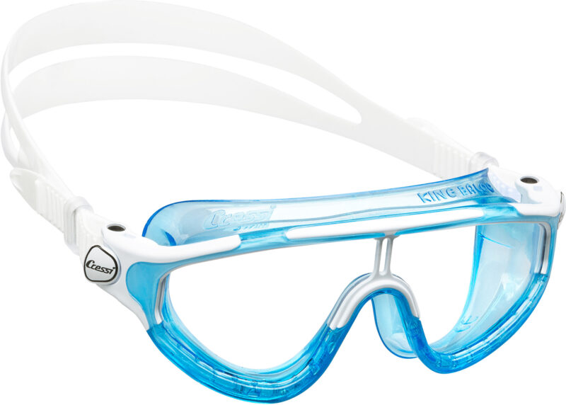 Cressi KING BALOO KID GOGGLES BLUE/FRAME WHITE