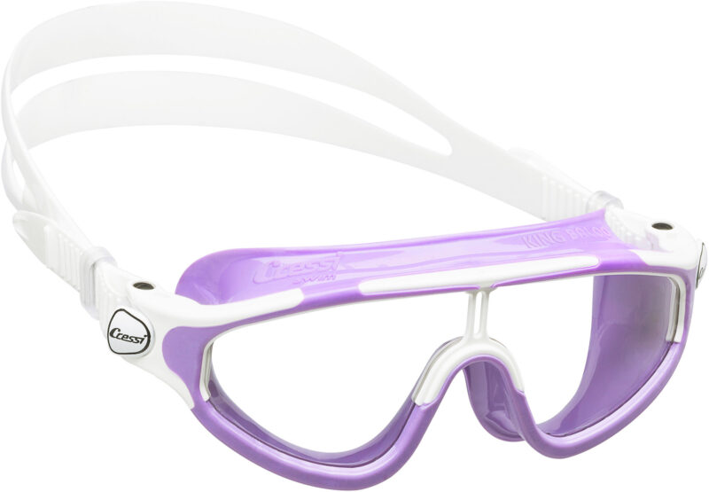 Cressi KING BALOO KID GOGGLES LILAC/FRAME WHITE - Image 2