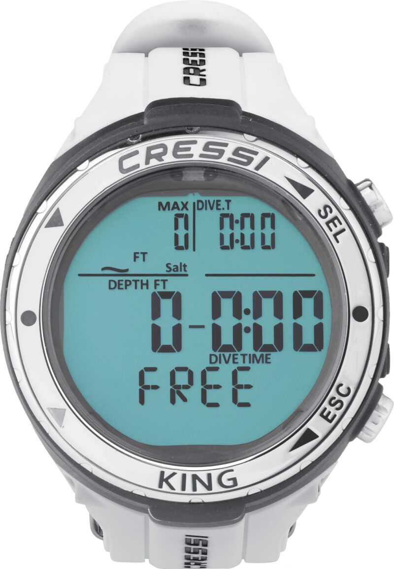 Cressi KING WATCH COMPUTER WHITE