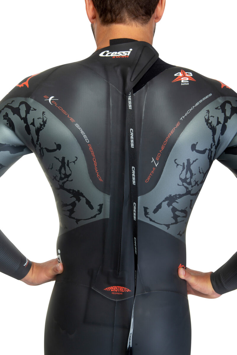 Cressi KUWAE MAN MONOP. SWIMSUIT BLACK/RED 2/3/4mm S/2 - Image 10