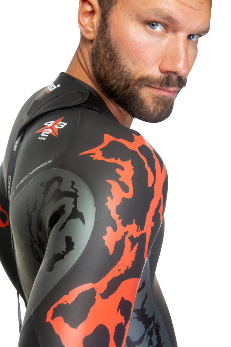 Cressi KUWAE MAN MONOP. SWIMSUIT BLACK/RED 2/3/4mm S/2 - Image 27