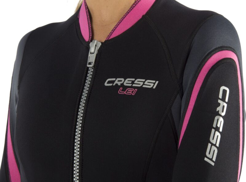 Cressi LEI MONOPIECE WETSUIT BLACK/PINK 2.5mm M/3 - Image 8