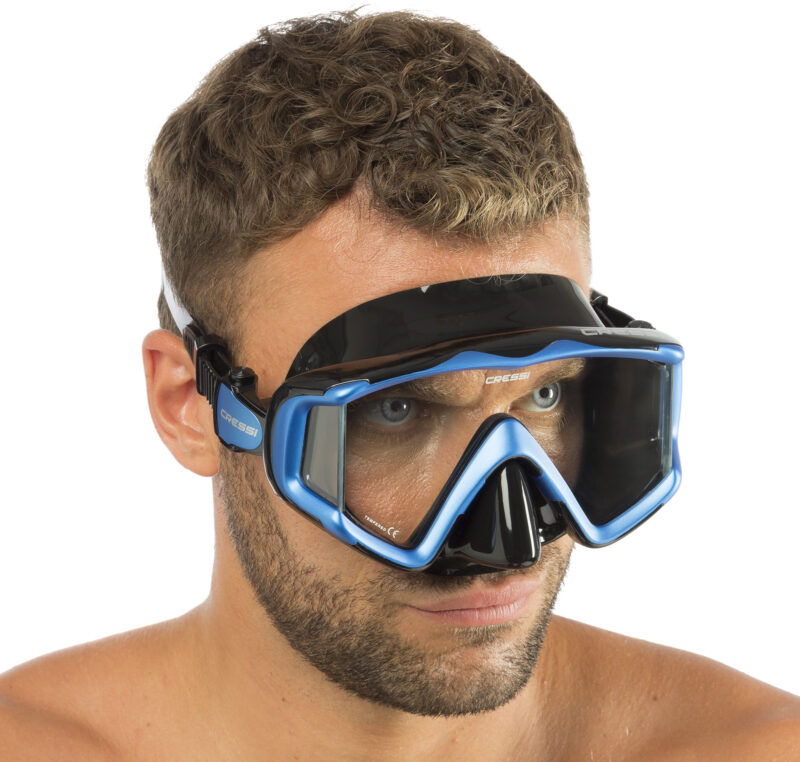 Cressi LIBERTY TRISIDE SPE MASK BLACK/SAPPHIRE - Image 7