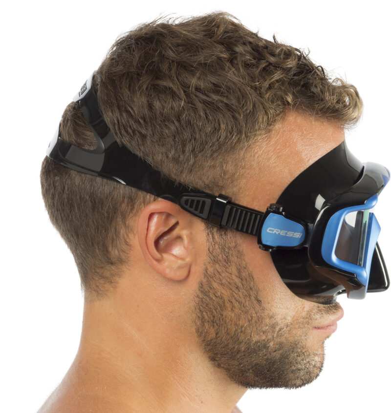 Cressi LIBERTY TRISIDE SPE MASK BLACK/SAPPHIRE - Image 6