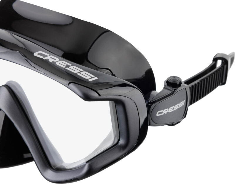 Cressi LIBERTY TRISIDE SPE MASK BLACK/GRAPHITE - Image 4