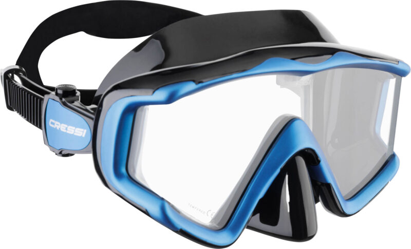 Cressi LIBERTY TRISIDE SPE MASK BLACK/SAPPHIRE