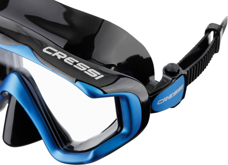 Cressi LIBERTY TRISIDE SPE MASK BLACK/SAPPHIRE - Image 4