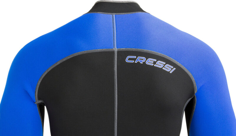 Cressi LIDO MAN SHORTY WETSUIT BLACK/BLUE 2mm L/4 - Image 3