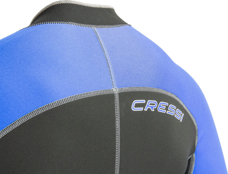 Cressi LIDO MAN SHORTY WETSUIT BLACK/BLUE 2mm L/4 - Image 11