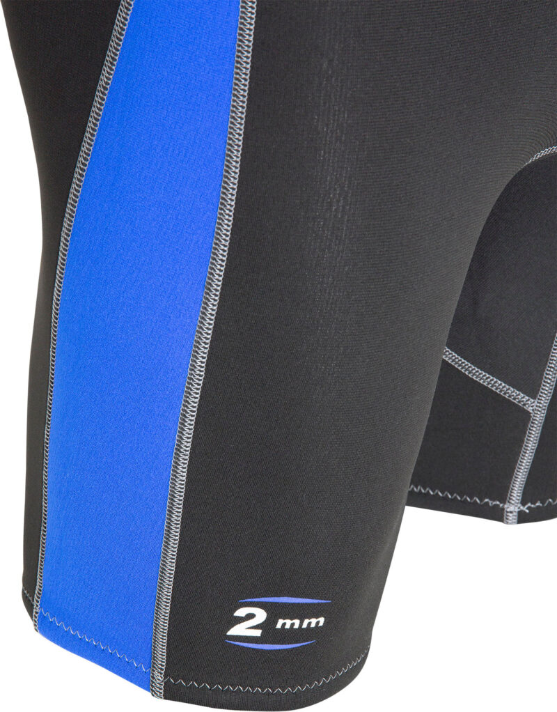 Cressi LIDO MAN SHORTY WETSUIT BLACK/BLUE 2mm L/4 - Image 12