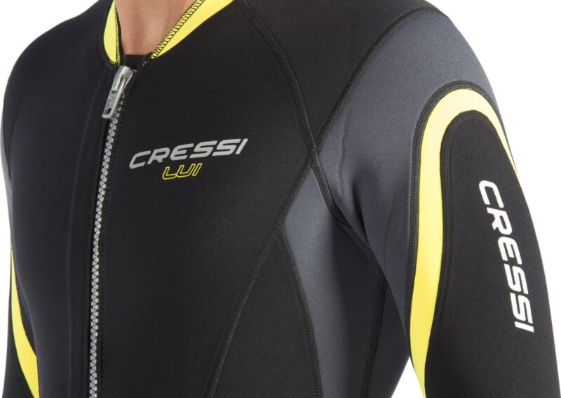 Cressi LUI MONOPIECE WETSUIT BLACK/YELLOW 2.5mm 2XL/6 - Image 6