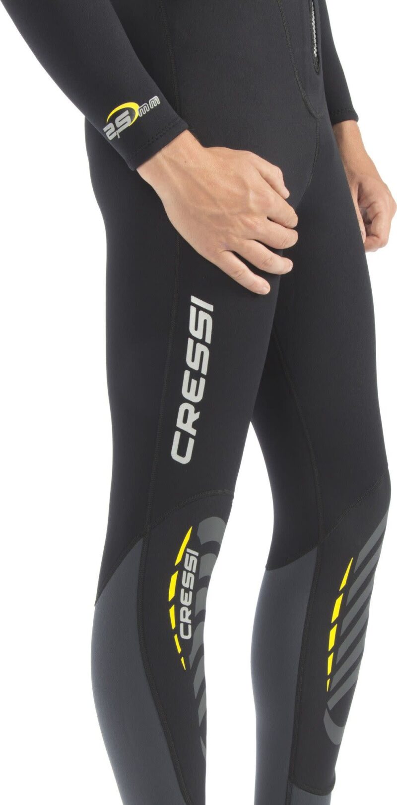 Cressi LUI MONOPIECE WETSUIT BLACK/YELLOW 2.5mm L/4 - Image 7