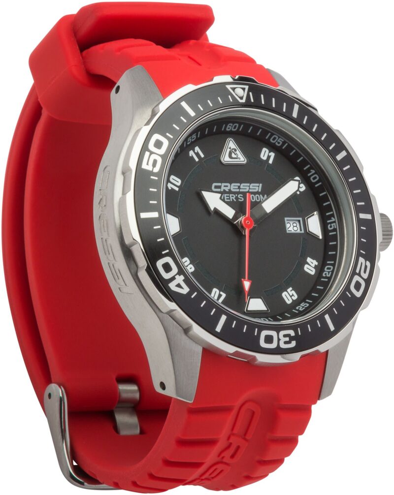 Cressi MANTA WATCH 100m BLACK RED - Image 3